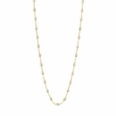 Collier Gigi Clozeau Classique en or jaune et résine opale, 42cm