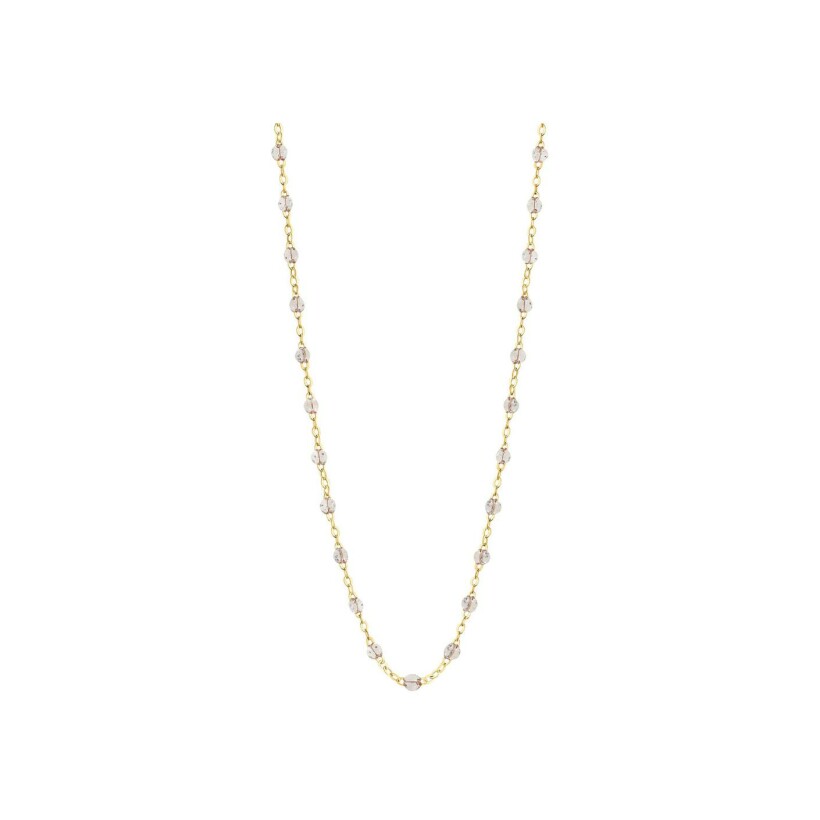 Collier Gigi Clozeau Classique en or jaune et résine sparkle, 45cm