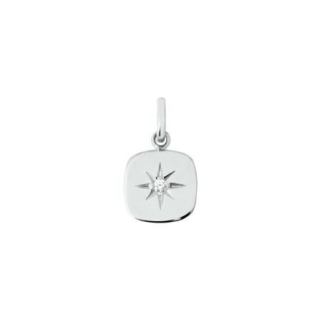 Pendentif Gigi Clozeau Miss Gigi en or blanc et diamants