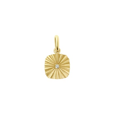 Gigi Clozeau Miss Lumière pendant, yellow gold and diamond