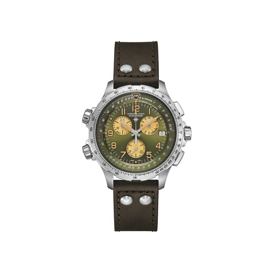 Hamilton Khaki Aviation X-Wind GMT Chrono Quartz watch