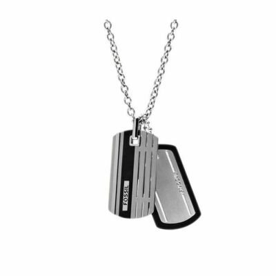 Pendentif Fossil en acier
