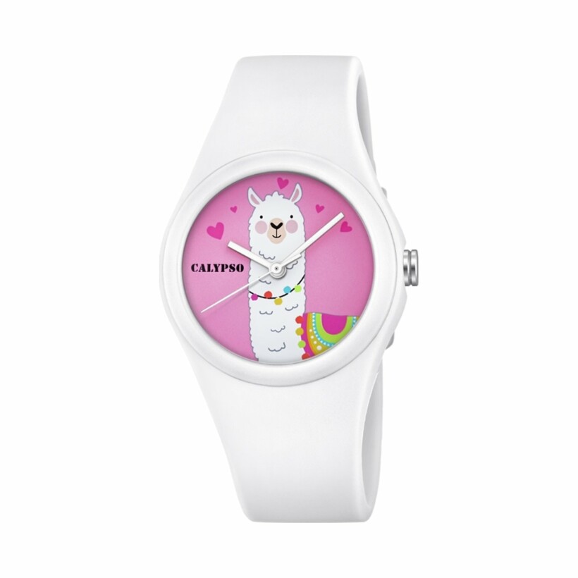 Montre Fille Calypso K5677-1 - Bracelet Résine Blanc sur Bijourama,  référence des bijoux en ligne