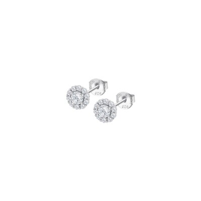 Boucles d'oreilles Lotus Silver Beyond Classics Pure Essential en argent