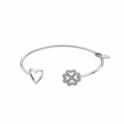 Bracelet Lotus Silver Trendy fleur en argent et oxydes de zirconium