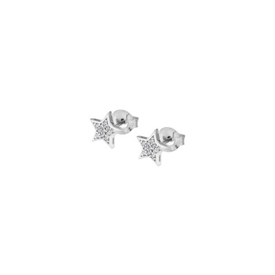 Boucles d'oreilles Lotus Silver Mystic Fantasy en argent