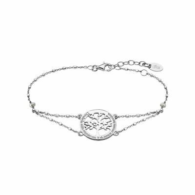 Bracelet Lotus Silver Mystic arbre de vie en argent