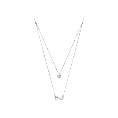 Collier Lotus Silver Trendy Coeur en argent