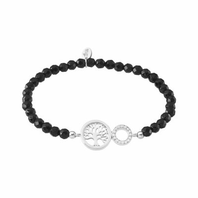 Bracelet Lotus Silver Mystic arbre en argent et oxydes de zirconium