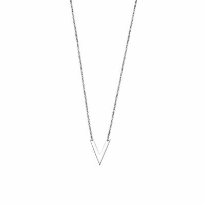 Collier Lotus Silver Trendy V en argent