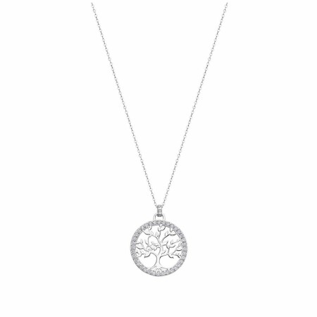 Collier Lotus Silver Mystic arbre de vie en argent