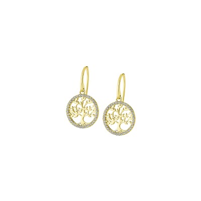 Boucles d'oreilles Lotus Silver Tree Of Life Tree Of Life en argent