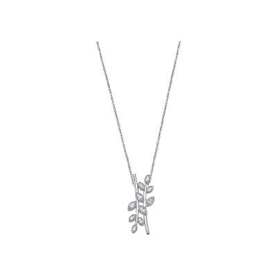 Collier Lotus Silver Glam Pure Essential en argent