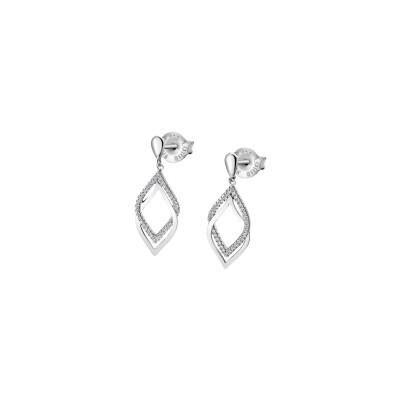 Boucles d'oreilles Lotus Silver Glam en argent