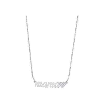 Collier Lotus Silver Mother's Love Maman en argent