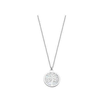 Collier Lotus Silver Tree Of Life Arbre De Vie en argent