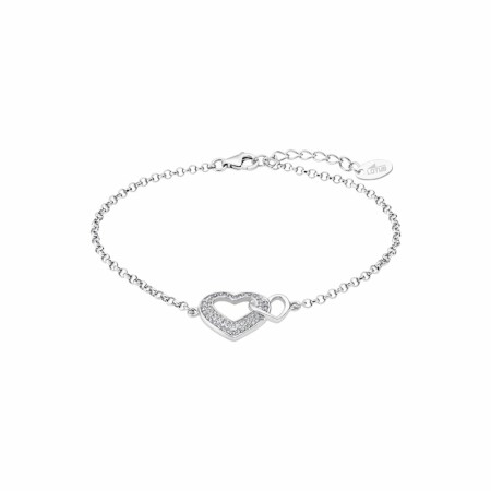 Bracelet Lotus Silver Moments en argent et strass