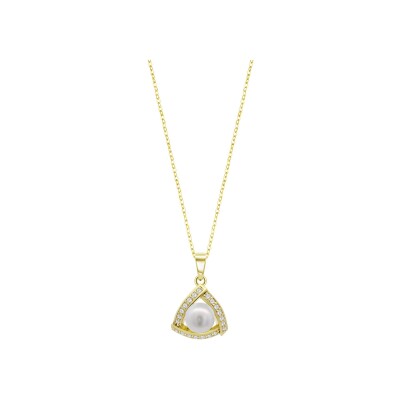 Collier Lotus Silver Pearls en argent
