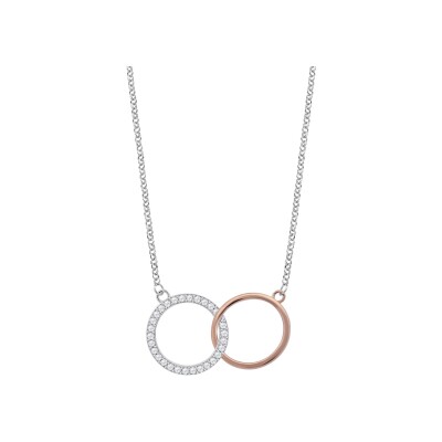 Collier Lotus Silver Trendy Géométrique en argent