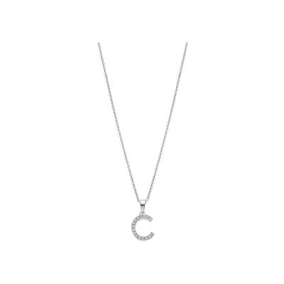 Collier Lotus Silver Letters Trendy en argent