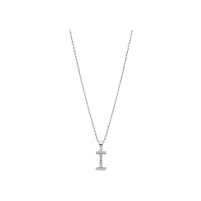 Collier Lotus Silver Letters Trendy en argent