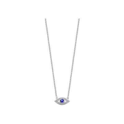 Collier Lotus Silver Mystic Oeil Turc en argent