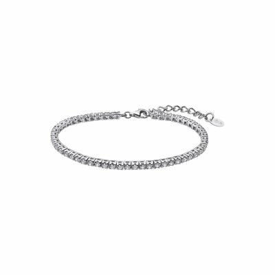 Bracelet Lotus Pure Essential en acier et oxyde de zirconium