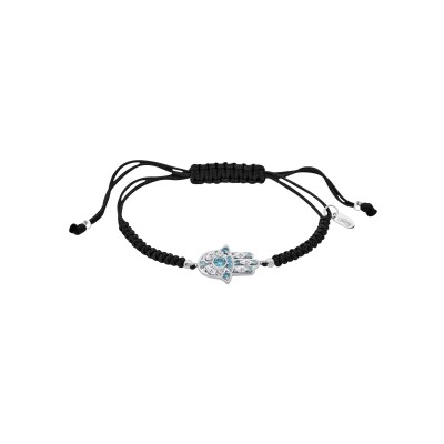 Bracelet Lotus Silver Rainbow Main De Fatima Rainbow en argent