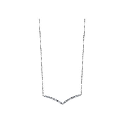 Collier Lotus Silver Glam Pure Essential en argent
