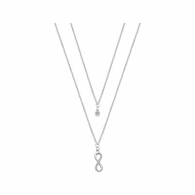 Collier Lotus Trendy en argent et oxydes de zirconium