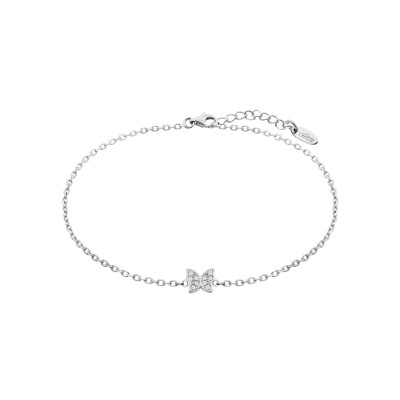 Bracelet Lotus Silver Mystic Papillon en argent