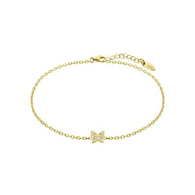 Bracelet Lotus Silver Mystic Papillon en argent
