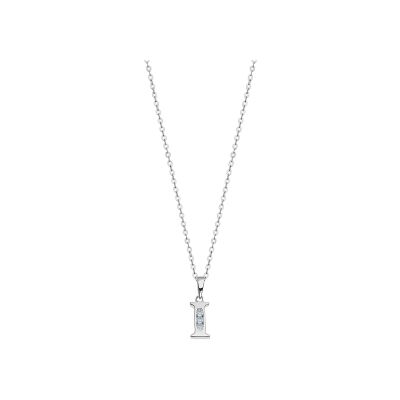 Collier Lotus Silver Letters Trendy en argent