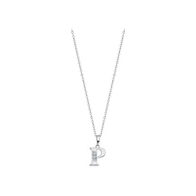 Collier Lotus Silver Letters Trendy en argent