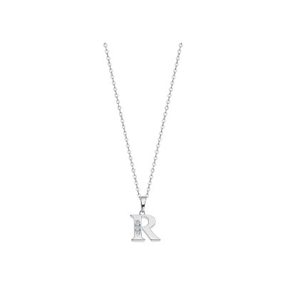 Collier Lotus Silver Letters Trendy en argent