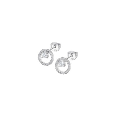 Boucles d'oreilles Lotus Silver Beyond Classics en argent