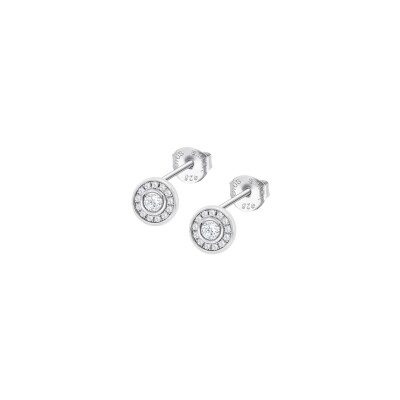 Boucles d'oreilles Lotus Silver Beyond Classics Pure Essential en argent