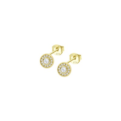 Boucles d'oreilles Lotus Silver Beyond Classics en argent