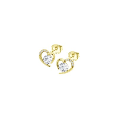 Boucles d'oreilles Lotus Silver Moments Coeur en argent
