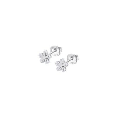 Boucles d'oreilles Lotus Silver Beyond Classics Pure Essential en argent