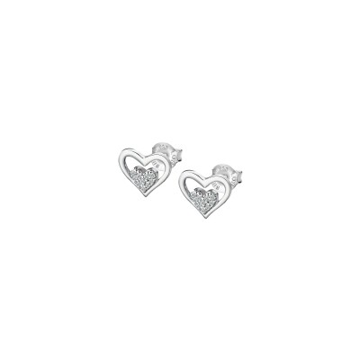 Boucles d'oreilles Lotus Silver Moments en argent