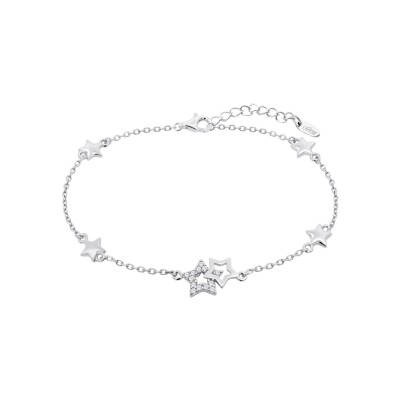 Bracelet Lotus Silver Mystic Étoile en argent