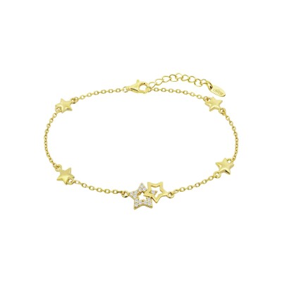 Bracelet Lotus Silver Mystic Étoile en argent