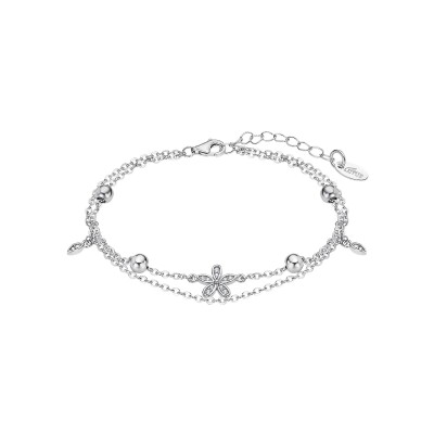 Bracelet Lotus Silver Mystic Étoile en argent