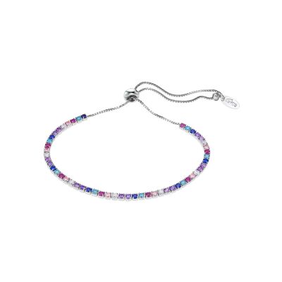 Bracelet Lotus Silver Rainbow en argent