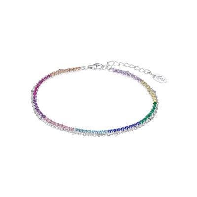 Bracelet Lotus Silver Rainbow en argent