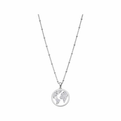 Collier Lotus It Girl en acier et oxyde de zirconium