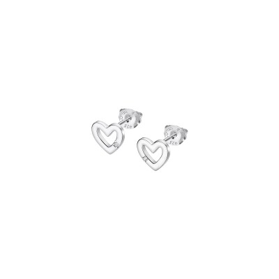 Boucles d'oreilles Lotus Silver Moments en argent