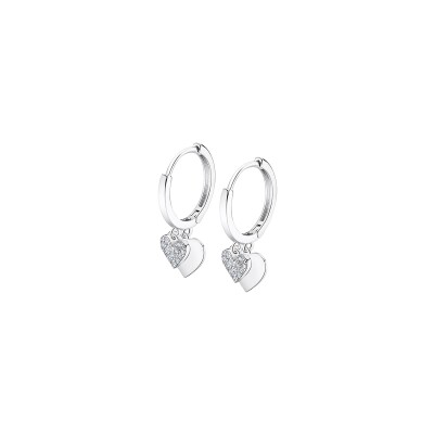 Boucles d'oreilles Lotus Silver Trendy en argent