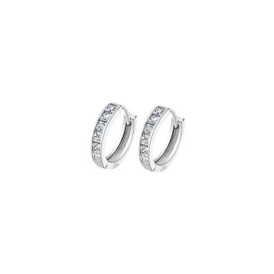 Boucles d'oreilles Lotus Silver Hoops en argent